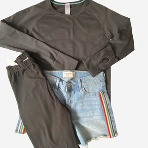 Ivivva, Gap, Abercrombie- Girls Sz-13/14- Tech Top, Leggings- Midi Shorts- 3/$25
